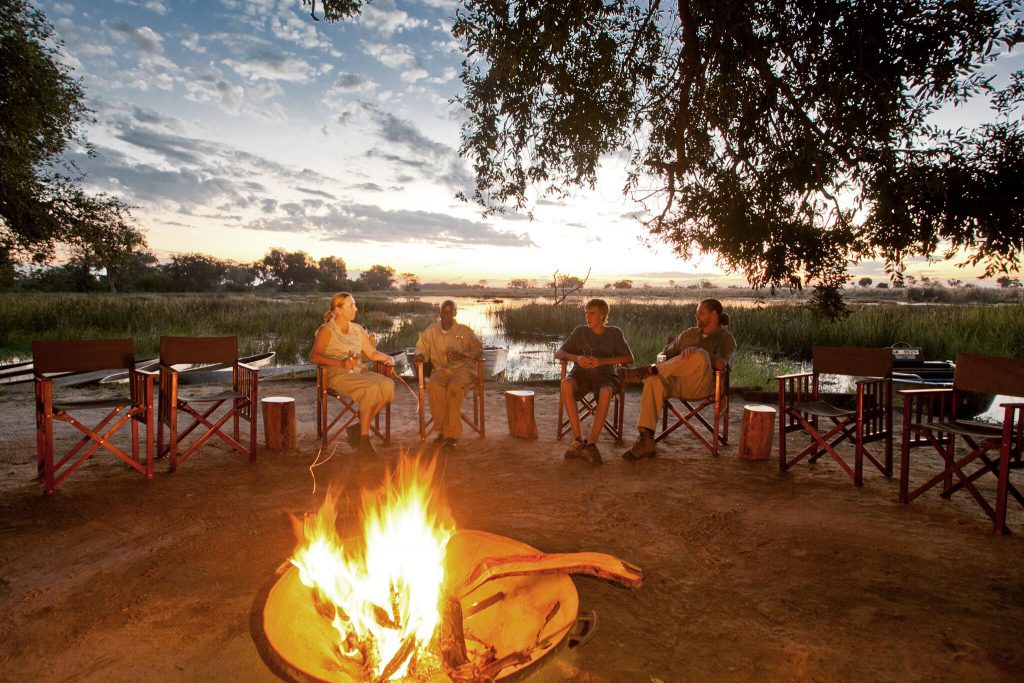 Spectacular sunsets in Botswana