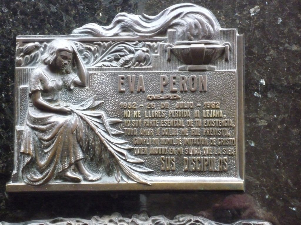 Eva-Peron's final resting place in Buenos Aires