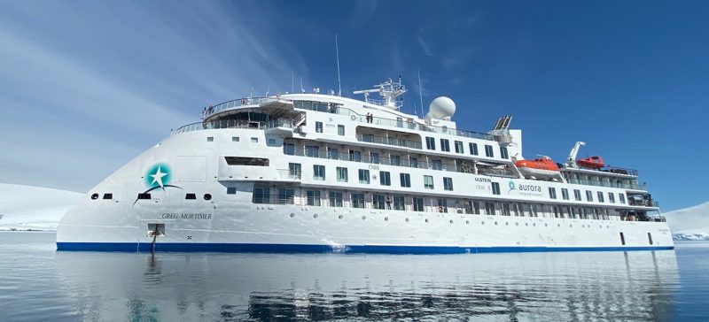 The Greg Mortimer in the Northwest Passage
